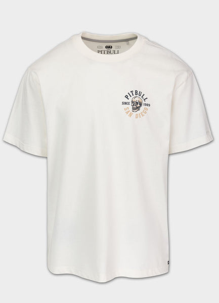 Men's T-Shirt Loose Fit SKULL LOGO - Offwhite