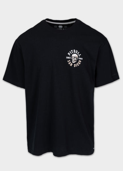 Men's T-Shirt Loose Fit SKULL LOGO - Black
