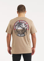 Men's T-Shirt OCEANSIDE - Dark sand