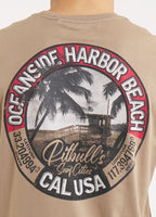 Men's T-Shirt OCEANSIDE - Dark sand