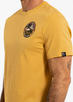 Men's T-Shirt OCEANSIDE - Pale yellow
