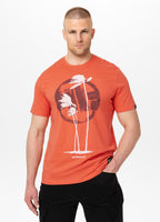 Men's T-Shirt PALMS - Salmon