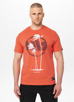 Men's T-Shirt PALMS - Salmon