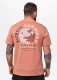 Men's T-Shirt PLANET SURF - Salmon