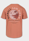 Men's T-Shirt PLANET SURF - Salmon