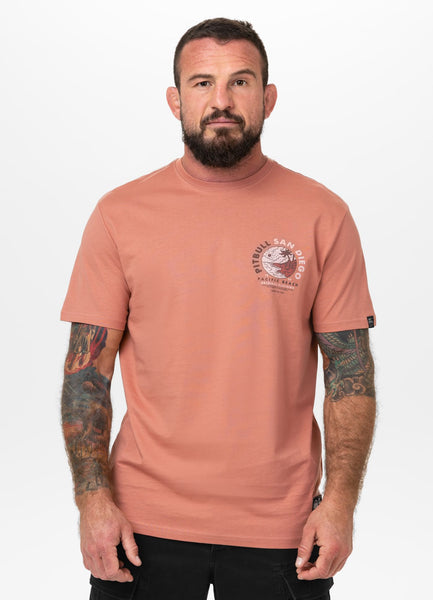 Men's T-Shirt PLANET SURF - Salmon