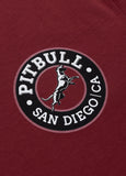 Men's T-Shirt SAN DIEGO CA BLACK - Burgundy