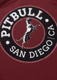 Men's T-Shirt SAN DIEGO CA BLACK - Burgundy