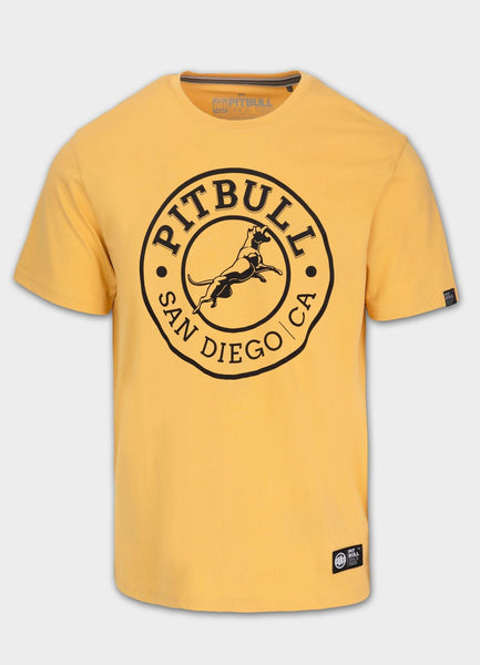 Men's T-Shirt SAN DIEGO CA - Pale yellow