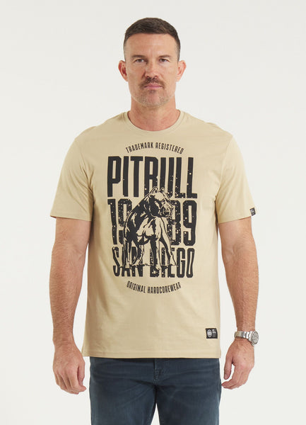 Men's T-Shirt SAN DIEGO DOG - Sand
