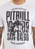 Men's T-Shirt SAN DIEGO DOG - White