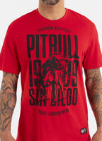 Men's T-Shirt SAN DIEGO DOG - Red