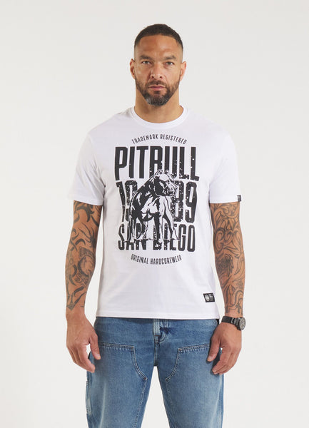Men's T-Shirt SAN DIEGO DOG - White