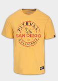 Men's T-Shirt SAN DIEGO INS. - Pale yellow