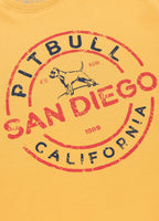 Men's T-Shirt SAN DIEGO INS. - Pale yellow