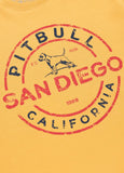 Men's T-Shirt SAN DIEGO INS. - Pale yellow