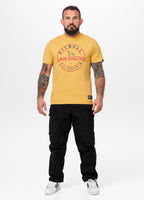 Men's T-Shirt SAN DIEGO INS. - Pale yellow