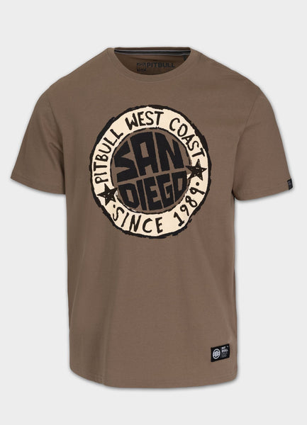 Men's T-Shirt SAN DIEGO SUN - Brown