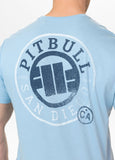 Men's T-Shirt SD STAMP - Light blue