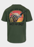 Men's T-Shirt SHOT FOR SHOT - Dark green
