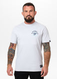 Men's T-Shirt SKULL SURF - Whitey blue
