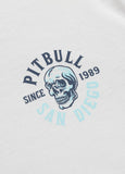 Men's T-Shirt SKULL SURF - Whitey blue