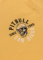 Men's T-Shirt SKULL SURF - Pale yellow