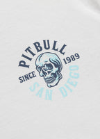 Men's T-Shirt SKULL SURF - Whitey blue