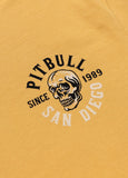 Men's T-Shirt SKULL SURF - Pale yellow