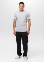 Men's T-Shirt Slim Fit MINIMAL - Whitey blue