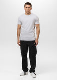Men's T-Shirt Slim Fit MINIMAL - Whitey blue