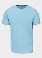 Men's T-Shirt Slim Fit MINIMAL - Light blue