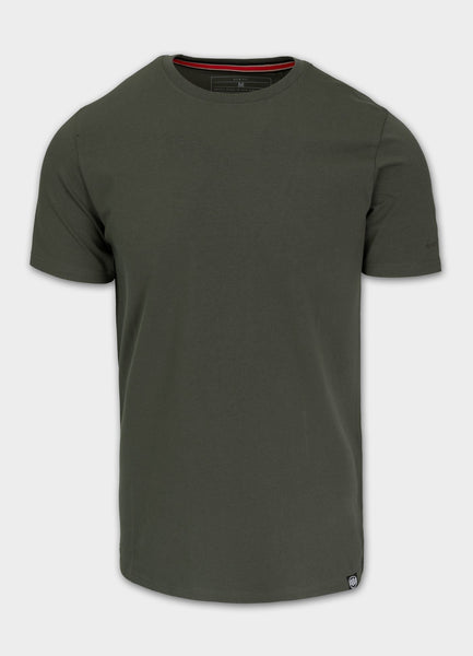 Men's T-Shirt Slim Fit MINIMAL - Old green