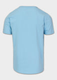 Men's T-Shirt Slim Fit MINIMAL - Light blue