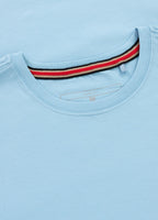 Men's T-Shirt Slim Fit MINIMAL - Light blue