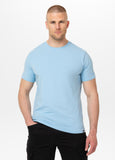 Men's T-Shirt Slim Fit MINIMAL - Light blue