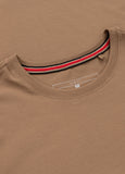 Men's T-Shirt Slim Fit MINIMAL - Coyote brown
