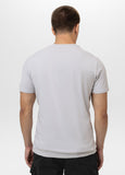 Men's T-Shirt Slim Fit MINIMAL - Whitey blue