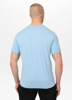 Men's T-Shirt Slim Fit MINIMAL - Light blue