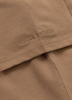Men's T-Shirt Slim Fit MINIMAL - Coyote brown