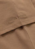Men's T-Shirt Slim Fit MINIMAL - Coyote brown