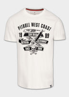 Men's T-Shirt Slim Fit OLDSCHOOL RAZOR - White