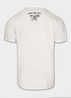 Men's T-Shirt Slim Fit OLDSCHOOL RAZOR - White