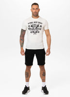 Men's T-Shirt Slim Fit OLDSCHOOL RAZOR - White