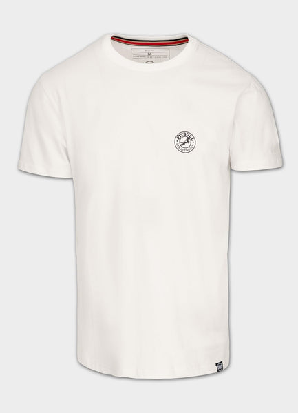 Men's T-Shirt Slim Fit SAN DIEGO CA SMALL LOGO - Offwhite