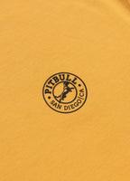 Men's T-Shirt Slim Fit SAN DIEGO CA SMALL LOGO - Pale yellow