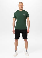 Men's T-Shirt Slim Fit SAN DIEGO CA SMALL LOGO - Bottle green