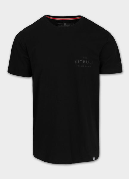 Men's T-Shirt Slim Fit USA CAL - Black