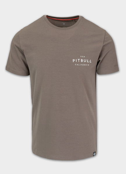Men's T-Shirt Slim Fit USA CAL - Taupe
