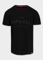 Men's T-Shirt Slim Fit USA CAL - Black